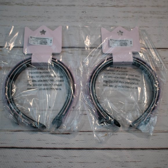 2 More Than Magic Girls' 3 Pack Glitter Headbands - Picture 4 of 4